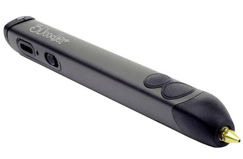 Teq 3Doodler Create+ Essentials 3D Printing Pen Set - Onyx Black