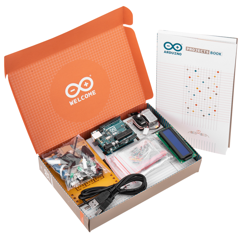 Arduino Starter Kit, Projects Book, Breadboard, Components Kit - Oomipood