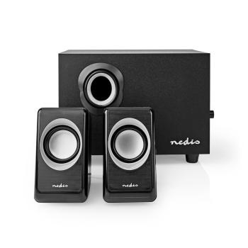 Computer speakers with subwoofer 33W black