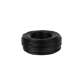 Shielded audio cable 1 core 4mm black