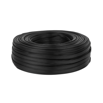Shielded audio cable 4-core 4*3mm black