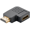 HDMI Angled Adapter 270° Horizontal, 8K @ 60 Hz, Gold-Plated