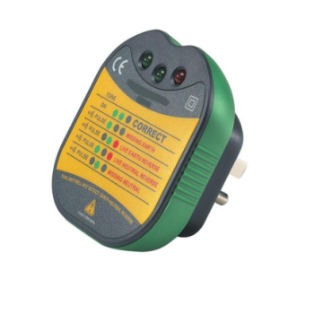 TENMA - TEN01024 - Mains Socket Tester with LED & Audible In, UK plug