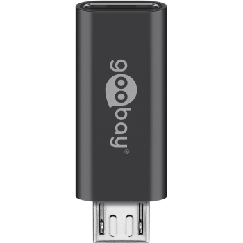 Micro-USB--->USB-C OTG kiire adapter