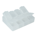 Component box with 8 compartments, separate covers 79*61*21mm Pro'sKit