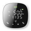 Air monitor Nedis SmartLife Tuya, Wifi, black LCD, white