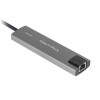 Многопортовый адаптер USB-C 6 в 1 A/C/HDMI/RJ45 K&M