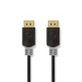 DisplayPort Cable | DisplayPort Male | DisplayPort Male | 8K@60Hz | Gold Plated | 2.00 m | Round | PVC | Anthracite | Box