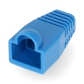 Strain Relief Boot | RJ45 | PVC | Blue | Box | 10 pcs