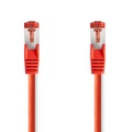 CAT6 Network Cable | RJ45 Male | RJ45 Male | S/FTP | 3.00 m | Round | LSZH | Red | Label