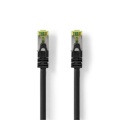 CAT7 Network Cable | S/FTP | RJ45 Male | RJ45 Male | 0.50 m | Snagless | Round | LSZH | Black | Label