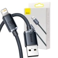 Baseus Crystal Shine cable USB to Lightning, 2.4A, 2m