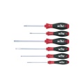 Softfinish sl/ph screwdriver set - 6pcs round blades - wiha - 302 hk6 so