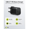 USB-C™ PD GaN Fast Charger Nano (30 W) black