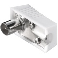 Coaxial Right-Angle Plug with Screw Fixing