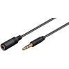 Headphone and Audio AUX Extension Cable, 3.5 mm, 3-pin, Slim