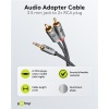 Audio Adapter Cable AUX, 3.5 mm Jack to Stereo RCA Plug, 2 m