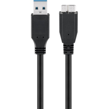 USB 3.0 SuperSpeed Cable, Black