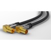 TV Antenna Cable (135 dB), 4x Shielded