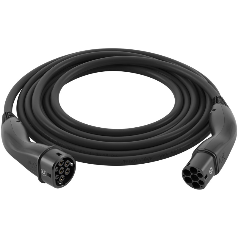 LAPP EV type 2 helix charging cable,3-phase (20 A/11 kW)