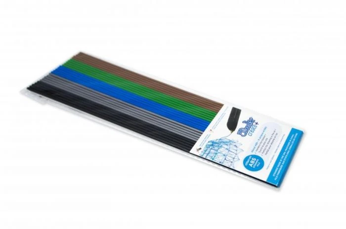 Create+/Pro+ 3Doodler 3D ABS Printing Filament 25pc set "dark colors"