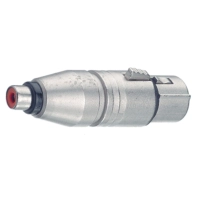 3 pole XLR female – RCA / phono socket