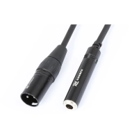 XLR3 pistik-6.3mm mono pesa kaabel 15cm üleminek PD