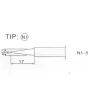 Kolvi otsik N1-56 keraamilisele küttele 0.8mm tömp HQ ZD-931