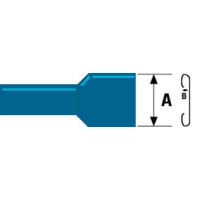 4.8mm*0.8mm lame pesa Sinine isoleeritud ST-013/B