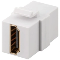 HDMI 19pin socket-HDMI 19pin socket White Keystone