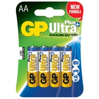 Patareid AA LR6 1.5V GP Alkaline Ultra Plus 4tk