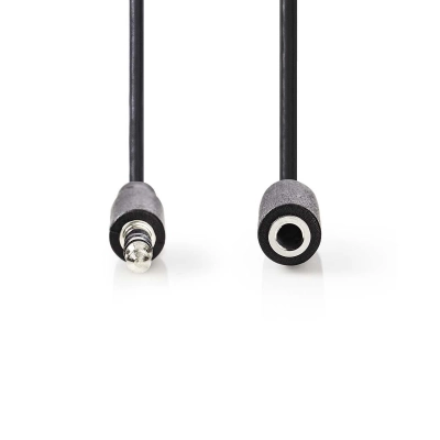 3.5mm stereo pikenduskaabel 3m Must