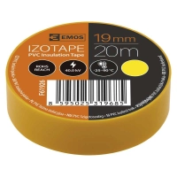 Isoleerpael kollane 19mm*20m 0.13mm PVC