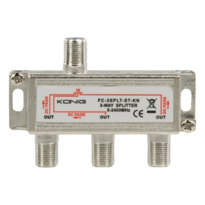 3-way splitter 5-2400MHz ZLA0636PP