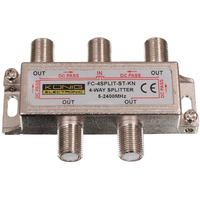 4-way splitter 5-2400MHz ZLA0637