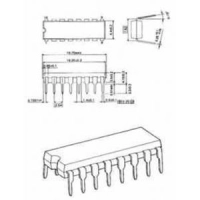 CD4017 =K561IE8 Decade Counter/Divider with 10 Decoded Outpu