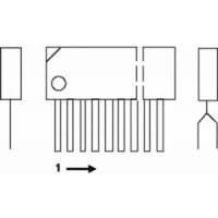 BA5412 Dual Pwr.Amp. 9V 1.5W