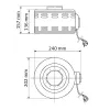 Reguleeritav autotrafo 0...260V 1820VA 7A Metrel