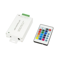 Juhtmeta IR 24 nupuga juhtplokk RGB LED toodetele 12V 30A