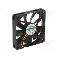 Ventilaator 60x60x10mm 12V 1.3W 27.55m3/h vapo rpm