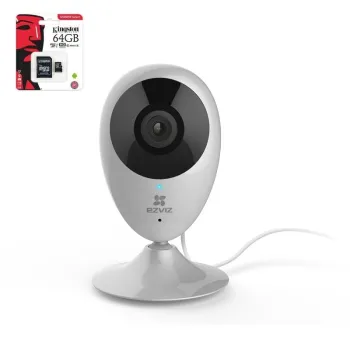 EZVIZ C2super Wifi kaamera 2MP +64GB SD kaart