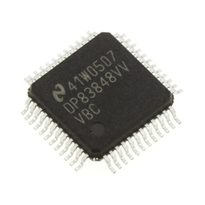 DP83848CVV 10/100 ethernet phy, smd, 48lqfp