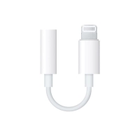 Apple Lightning -> 3.5mm pesa üleminek valge, Apple