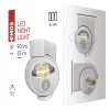 LED COB 3W  valgusti + liikumisandur 3xAA Valge