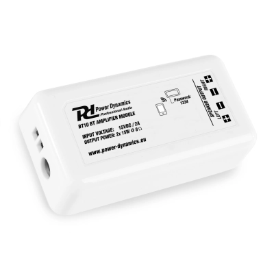 Bluetooth звуковой усилитель BT10 2x15W 8R 15VDC 2A