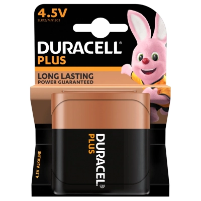 Patarei 4.5V 3LR12 lapik alkaline Duracell