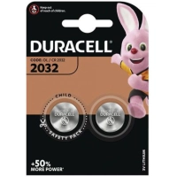 Patareid 3V CR2032 2tk Duracell liitium 20mm 3.2mm