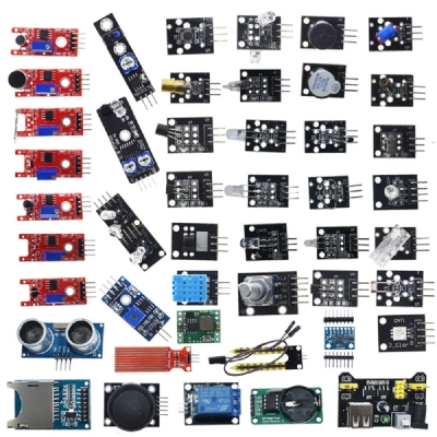 Arduino lisamoodulite komplekt, 45 moodulit