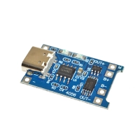 Laadimismoodul/Tühjenemiskaitse Li-Po/Li-Ion 5VDC 1A USB C