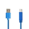 USB 3.2 kaabel A-B 3m Sinine